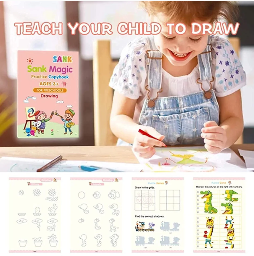 Magic Practice Book - Set of 4 Books
