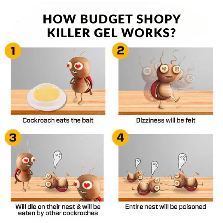 Cockroach Killer  Gel (Buy 1 get 1 free)